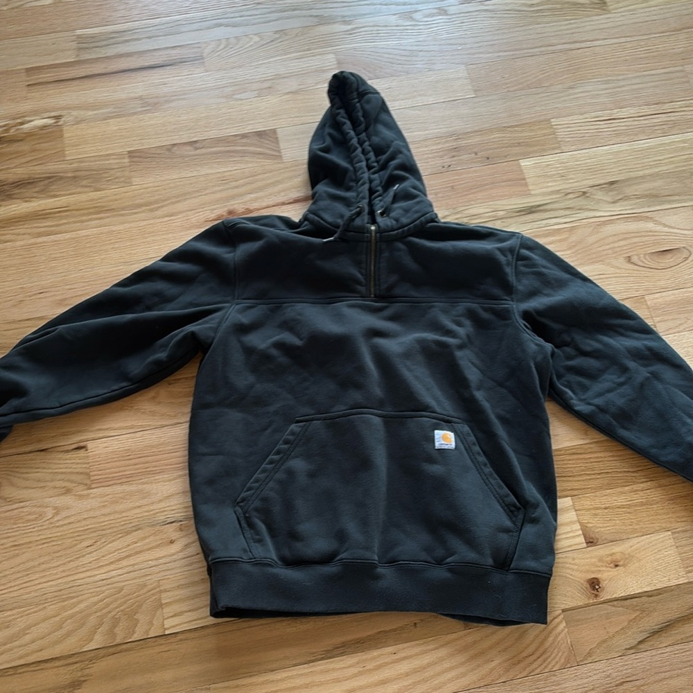 Carhartt hoodie/quarter zip, lightly worn